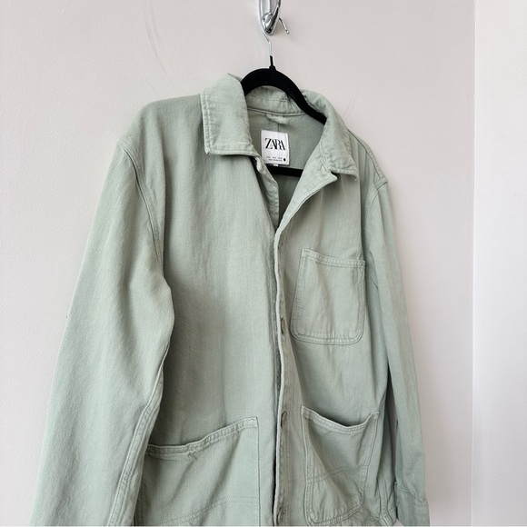 Zara-Oversized Spring/Summer Boxy Jacket (Size:Small) - Picture 7 of 10